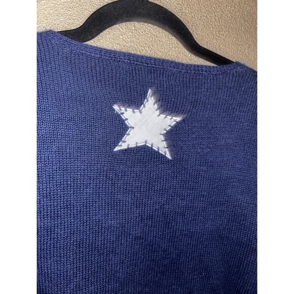 All Points Academia Preppy Red White Blue Patriotic Flag Stars & Stripes Cardian - Picture 8 of 8